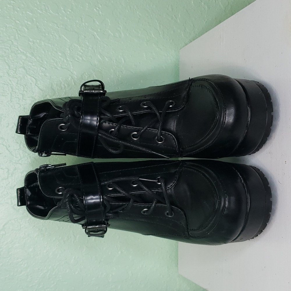 LEILA STONE black high shoes - Picture 3 of 15